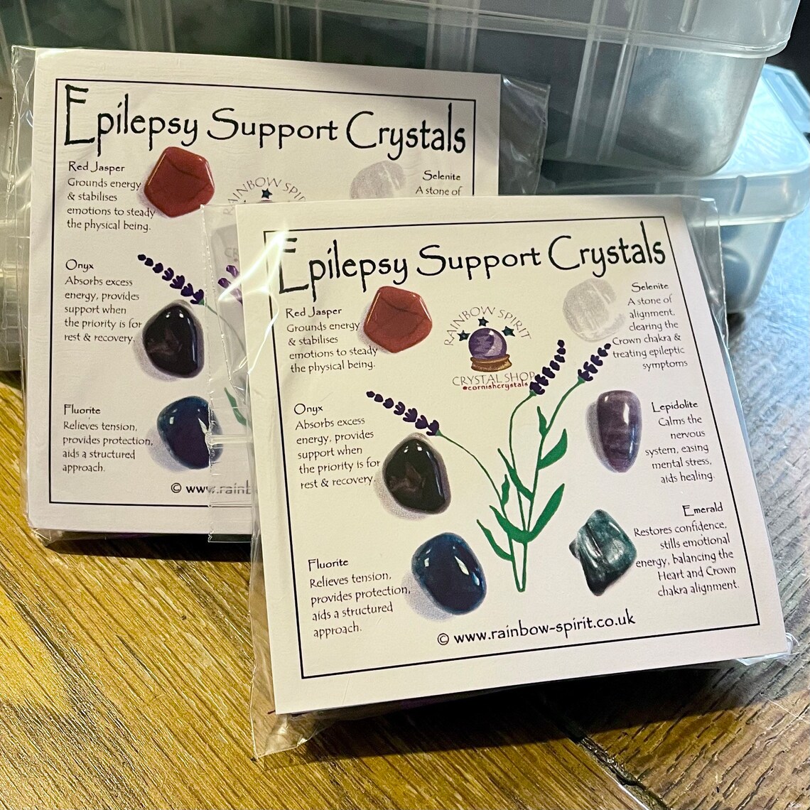 Epilepsy Support Crystal Set Etsy