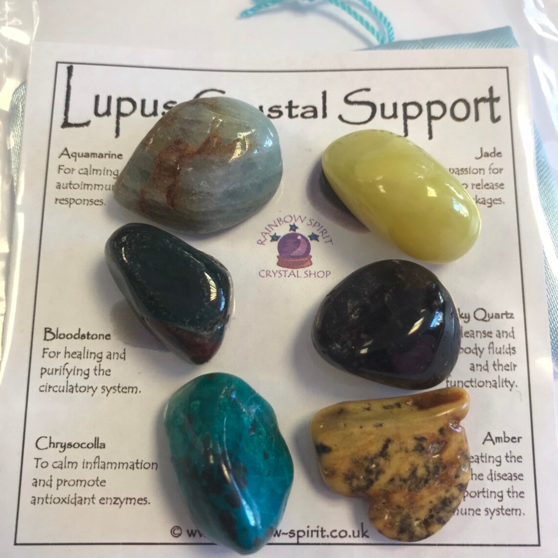 Lupus Support Crystal Set Etsy