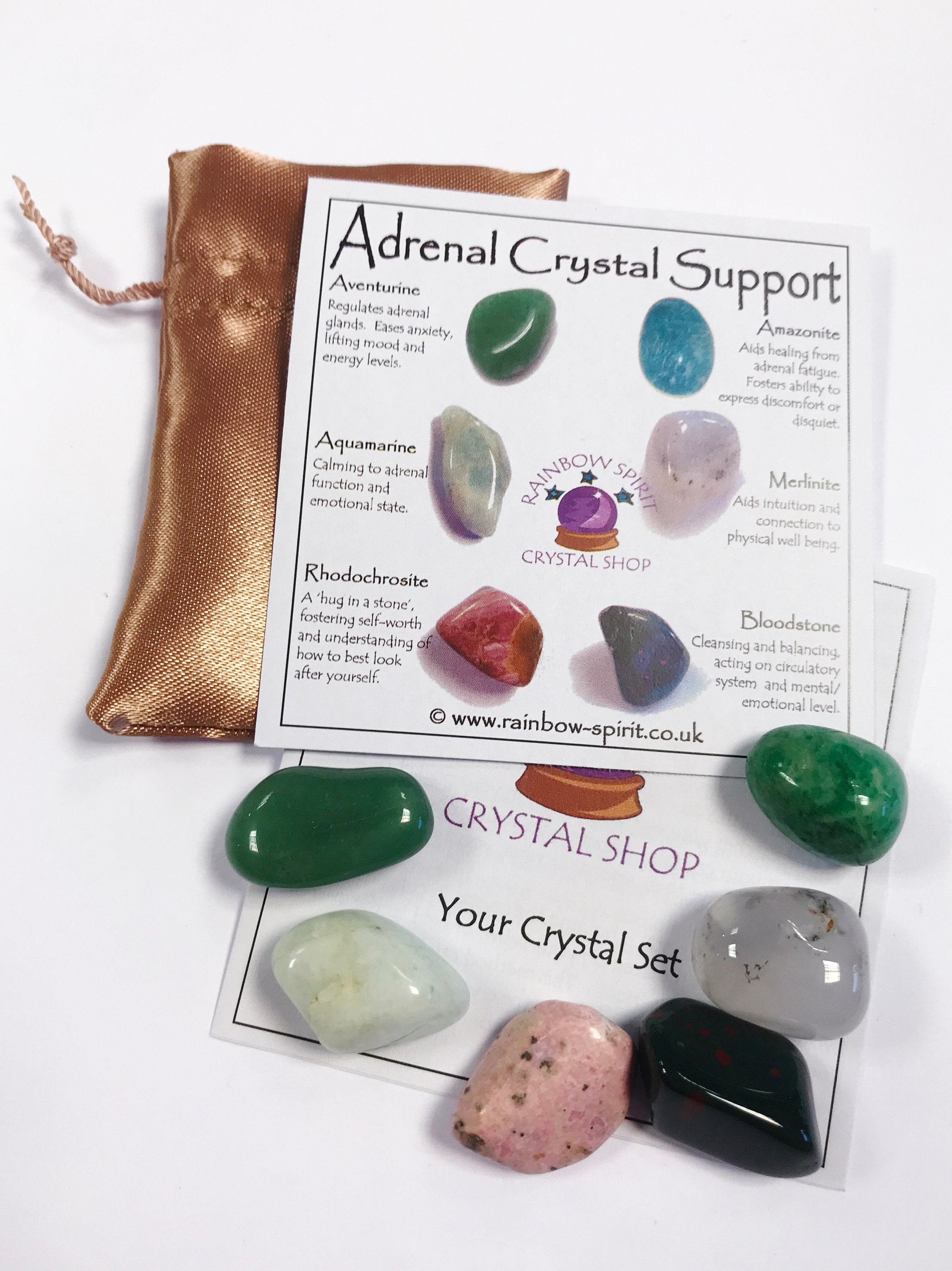 Adrenal Support Crystal Set - Etsy