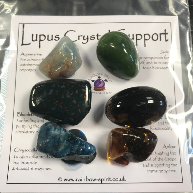 Lupus Support Crystal Set Etsy