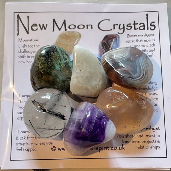 New Moon Crystal Set - Etsy