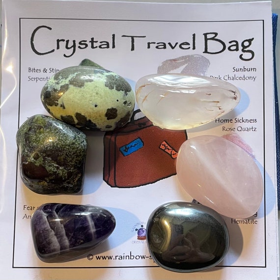 Travel Bag Crystal Set - Etsy