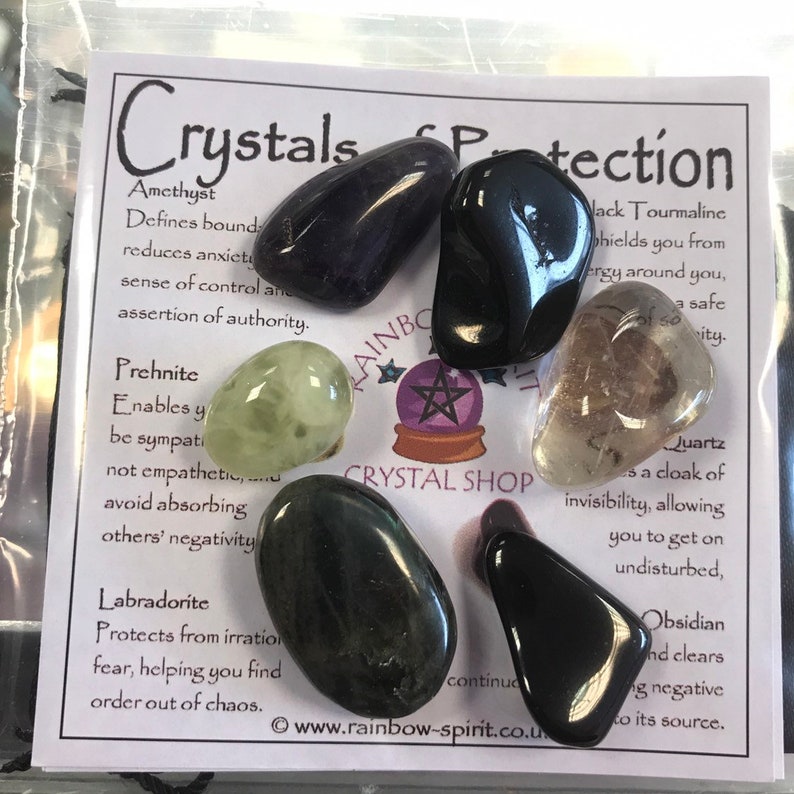 Crystals of Protection Etsy