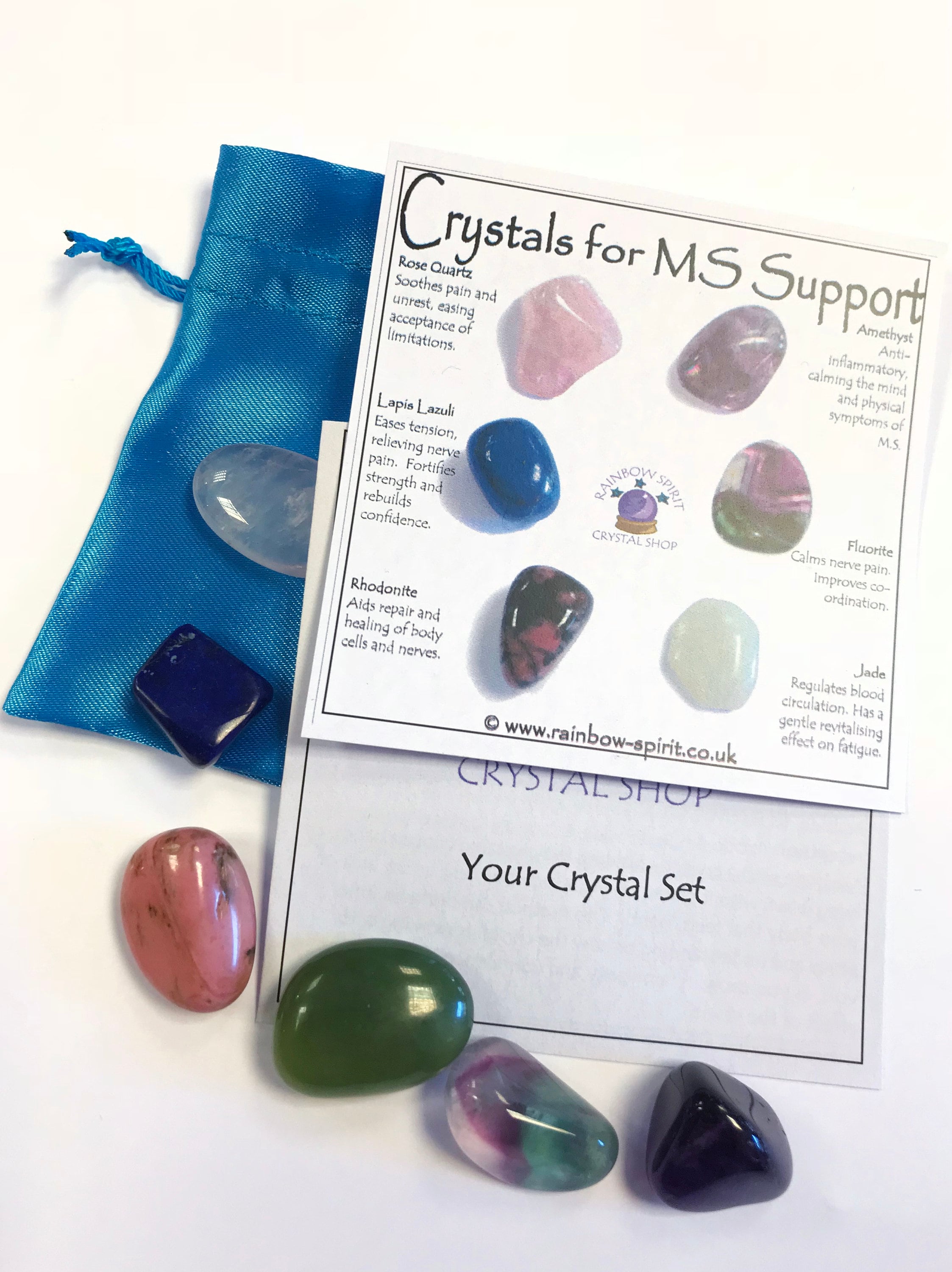 Multiple Sclerosis MS Crystal Support Set Etsy UK