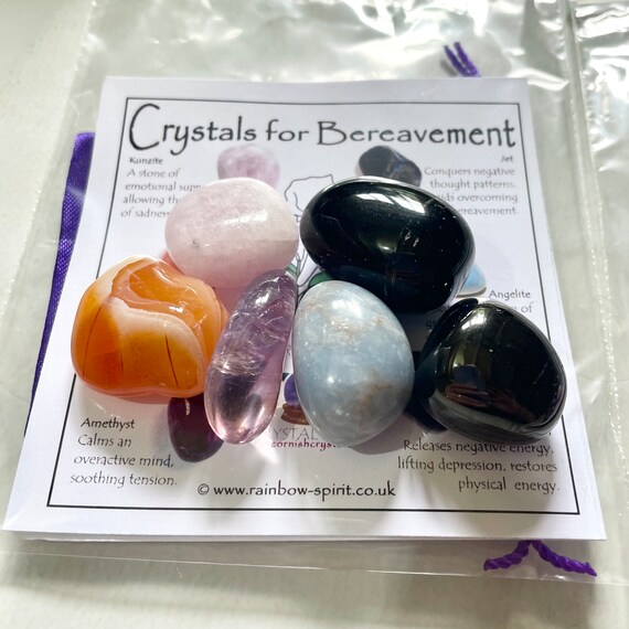 Crystal Set for Bereavement - Etsy