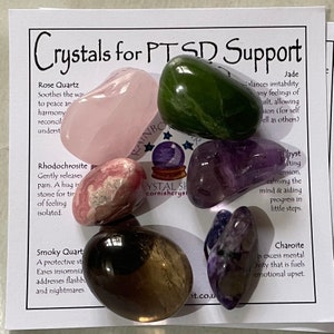 PTSD Support Crystal Set - Etsy