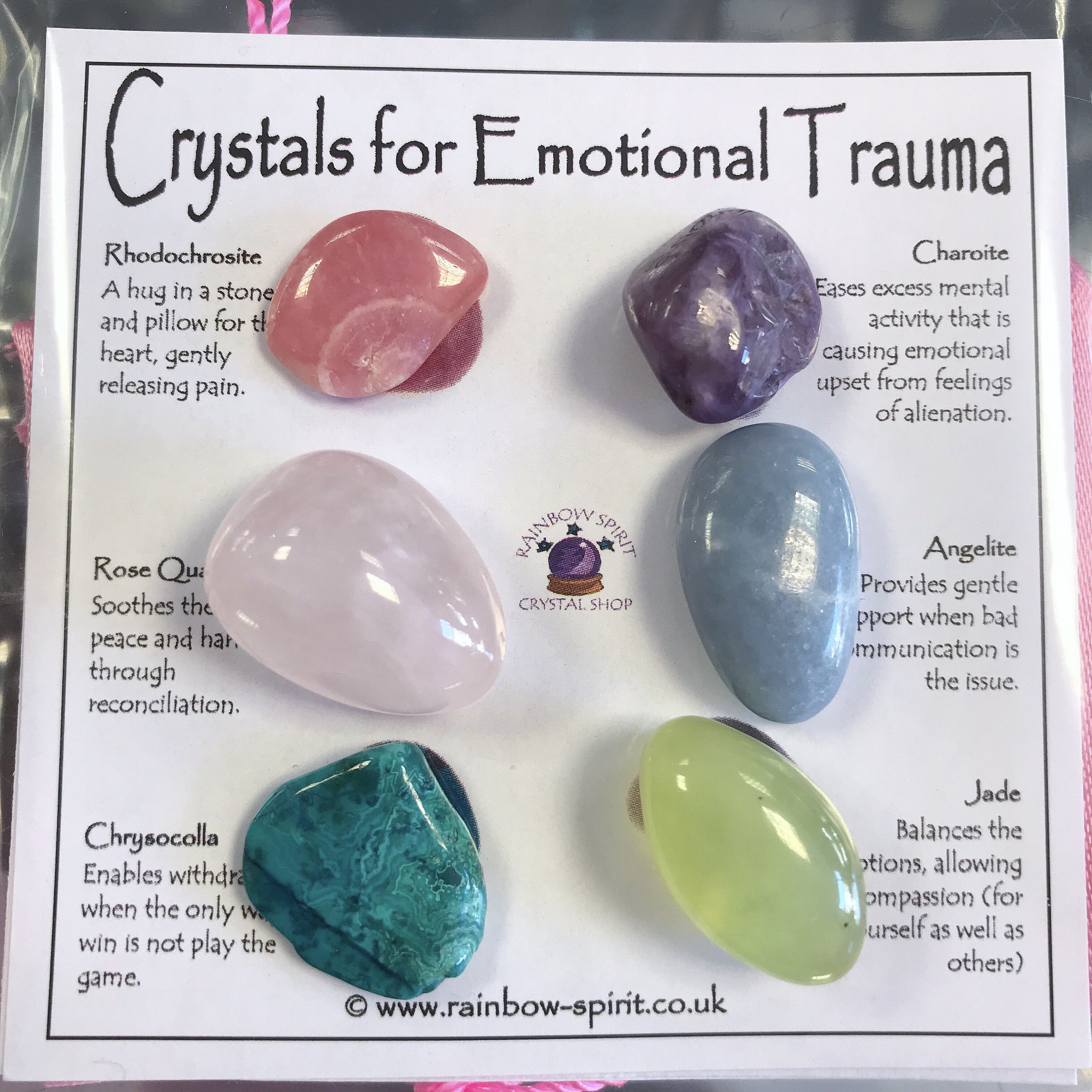 Emotional Trauma Support Crystal Set - Etsy Australia