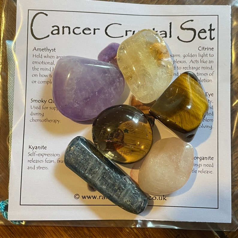 Crystals for Cancer Etsy
