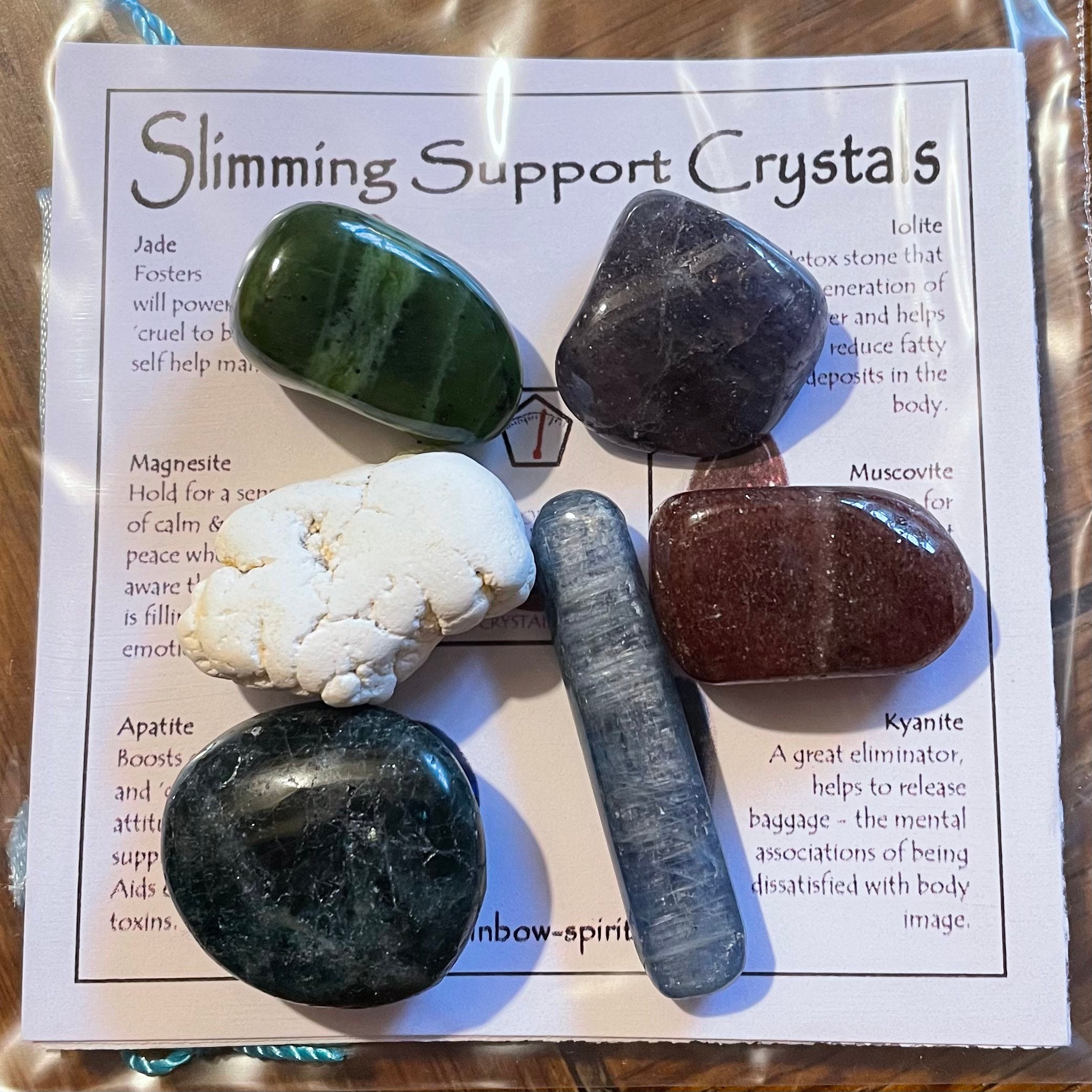 Slimming Support Crystal Set - Etsy UK