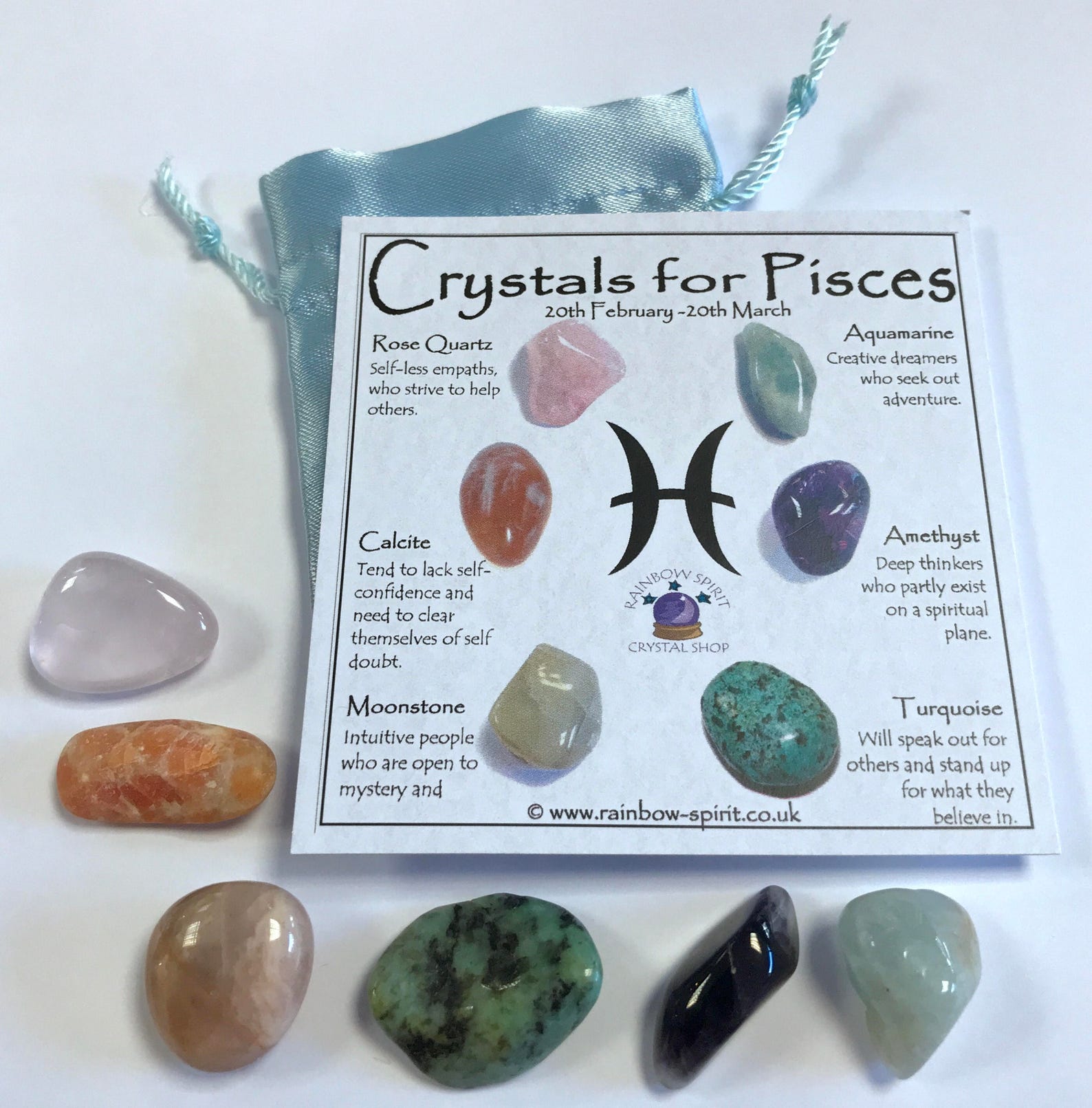Pisces Birthstones Crystal Set Etsy