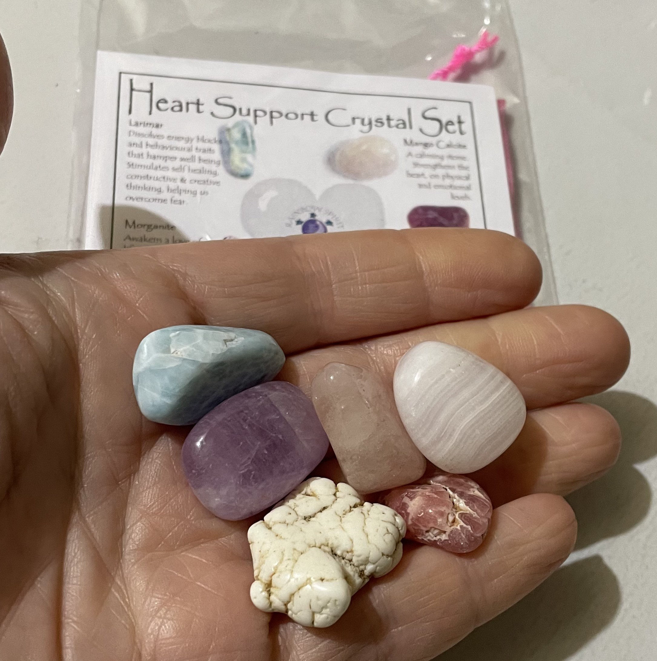Heart Support Crystal Set - Etsy