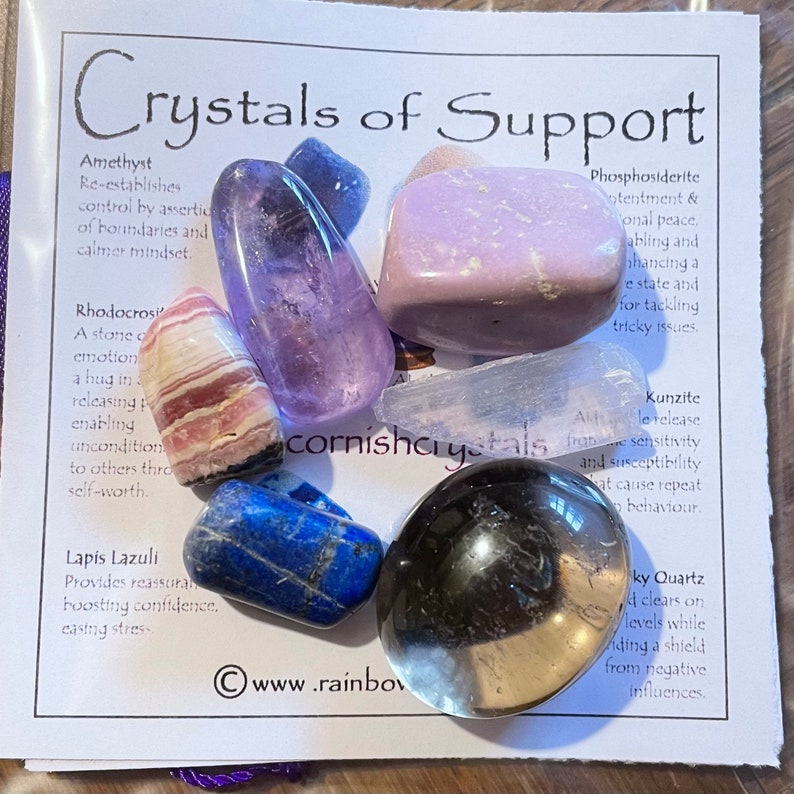 Support Crystal Set - Etsy