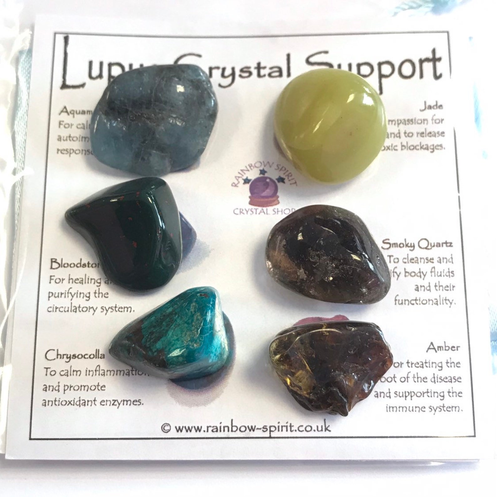 Lupus Support Crystal Set Etsy