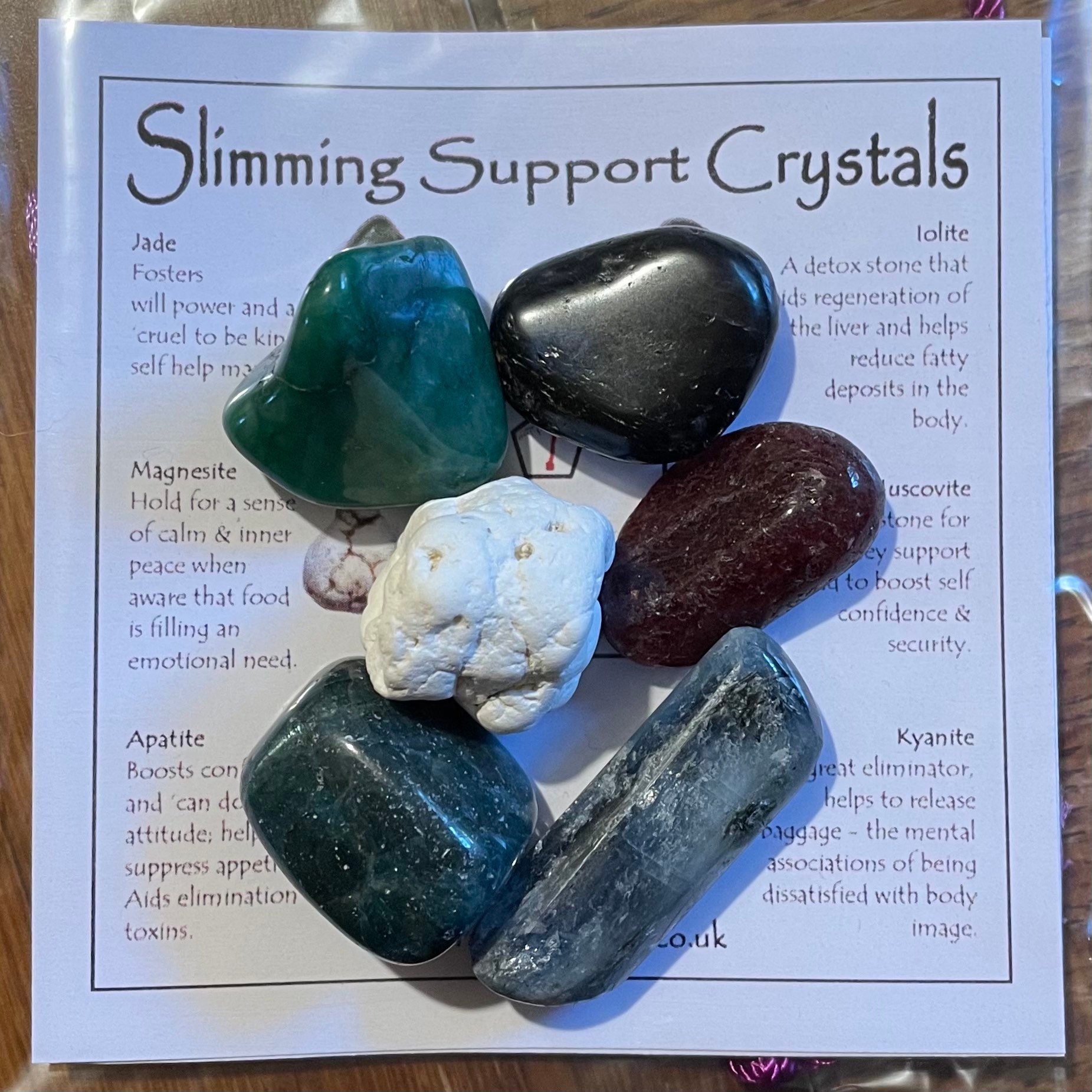 Slimming Support Crystal Set - Etsy