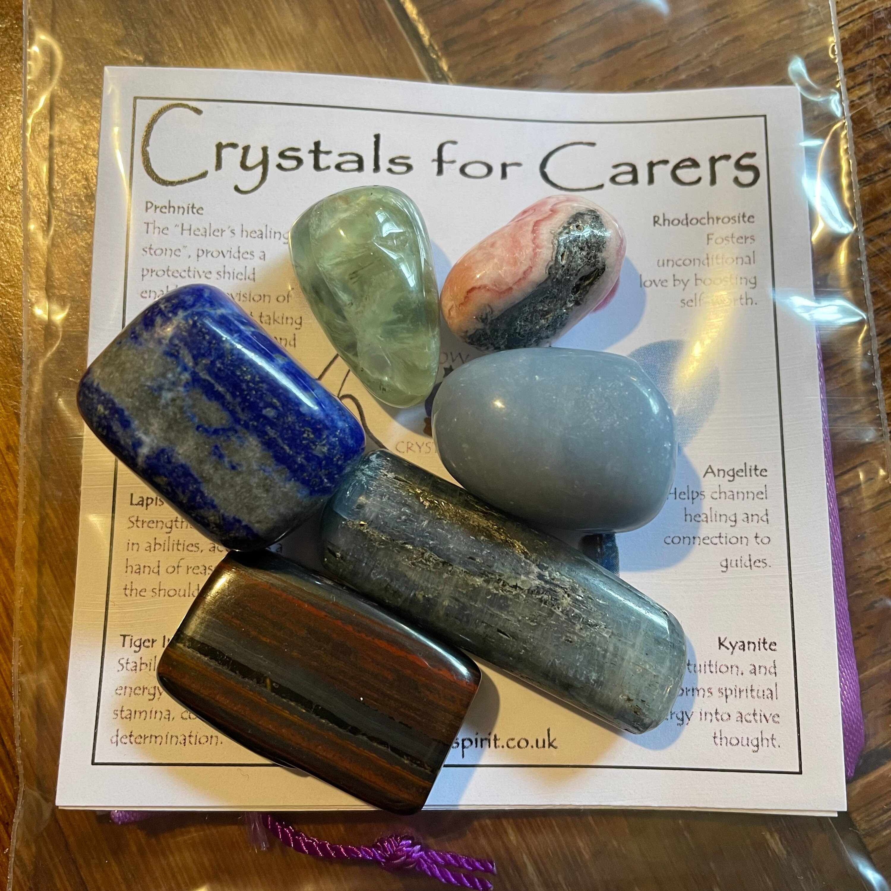 Carer's Support Crystal Set - Etsy