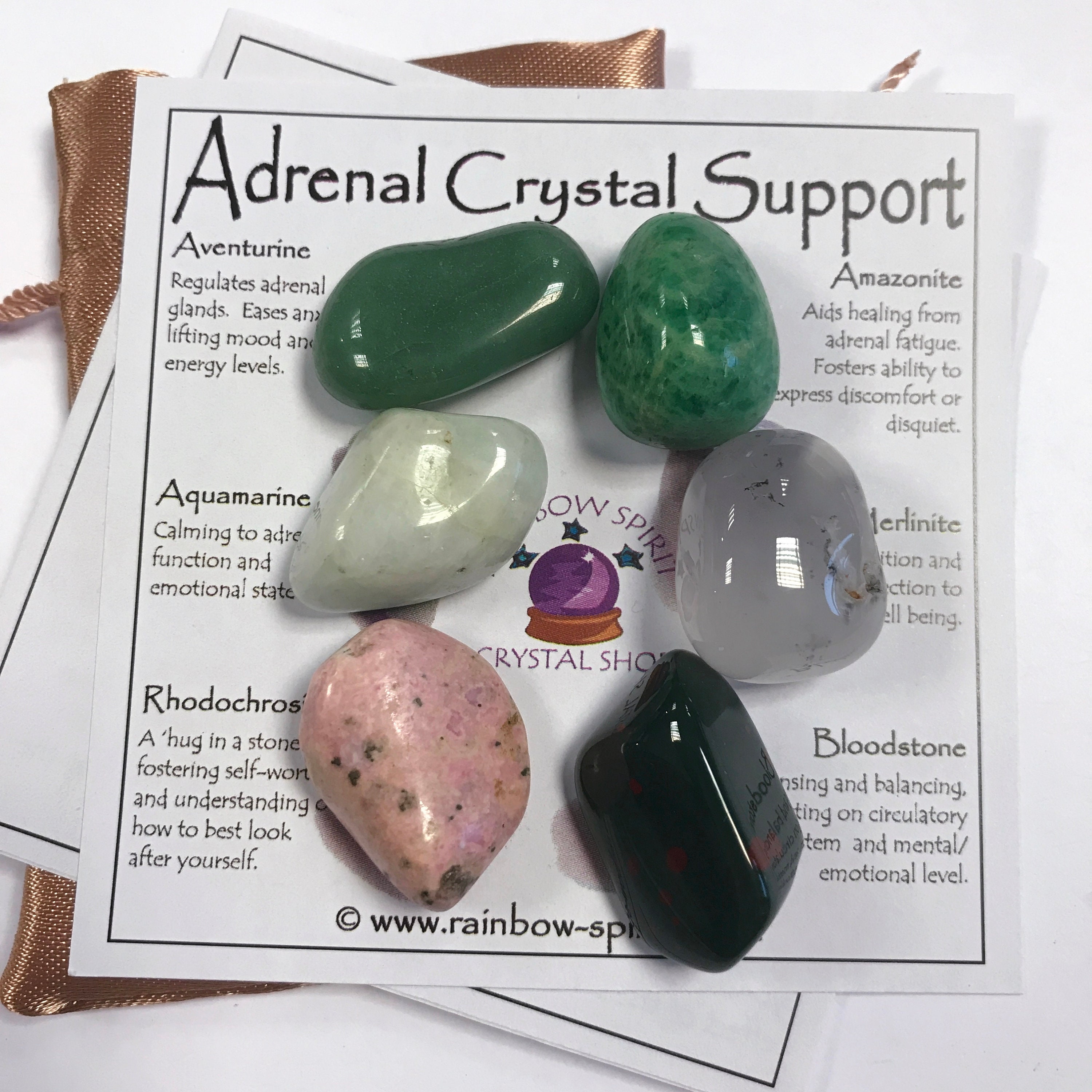 Adrenal Support Crystal Set - Etsy