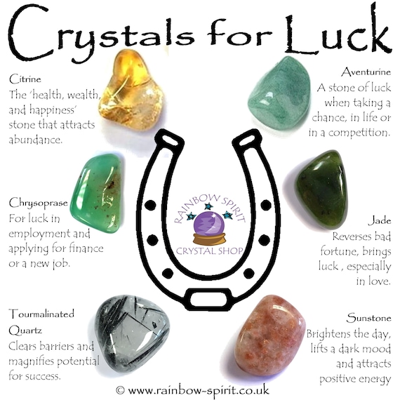 Crystals of Luck Set Etsy Canada