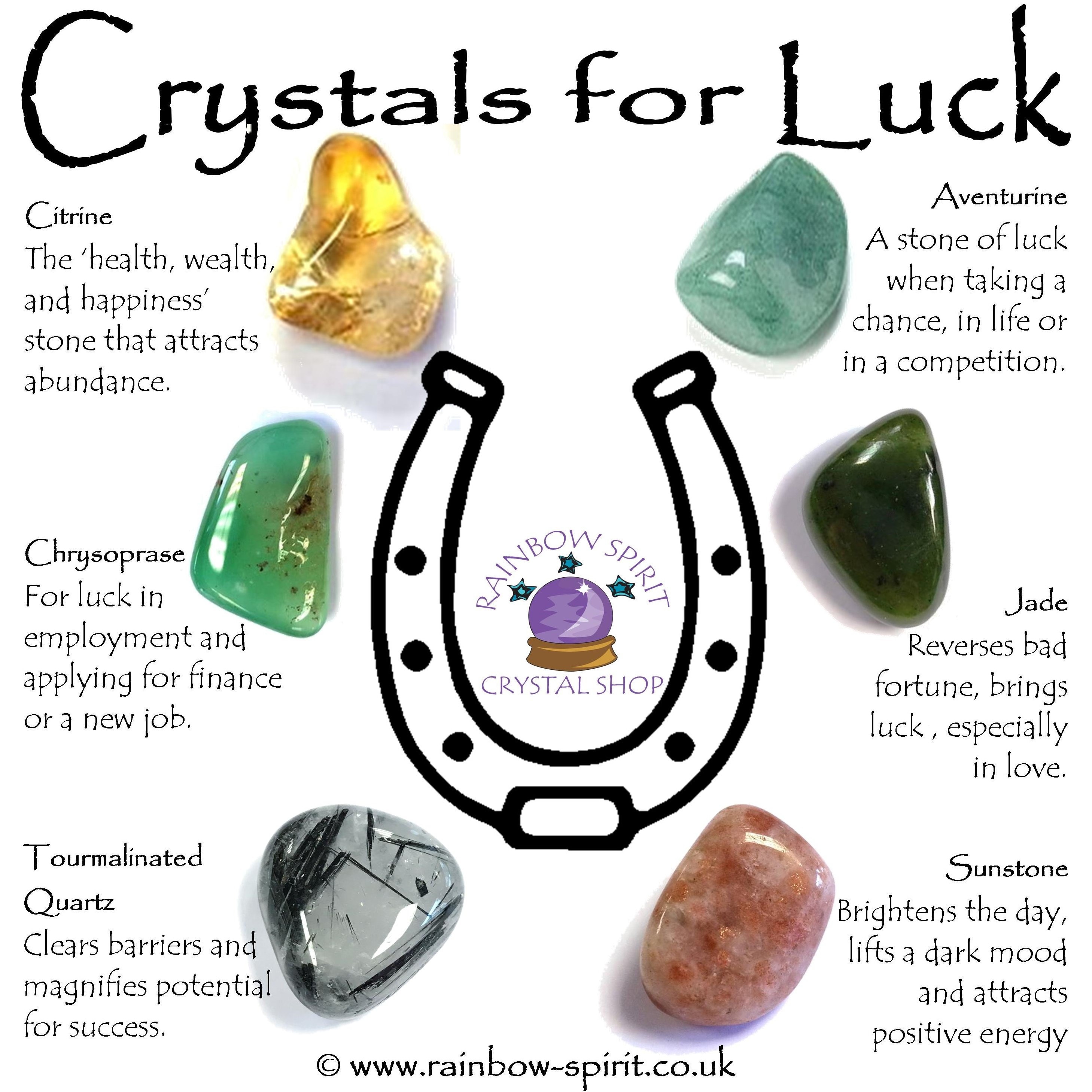 Crystals of Luck Set Etsy