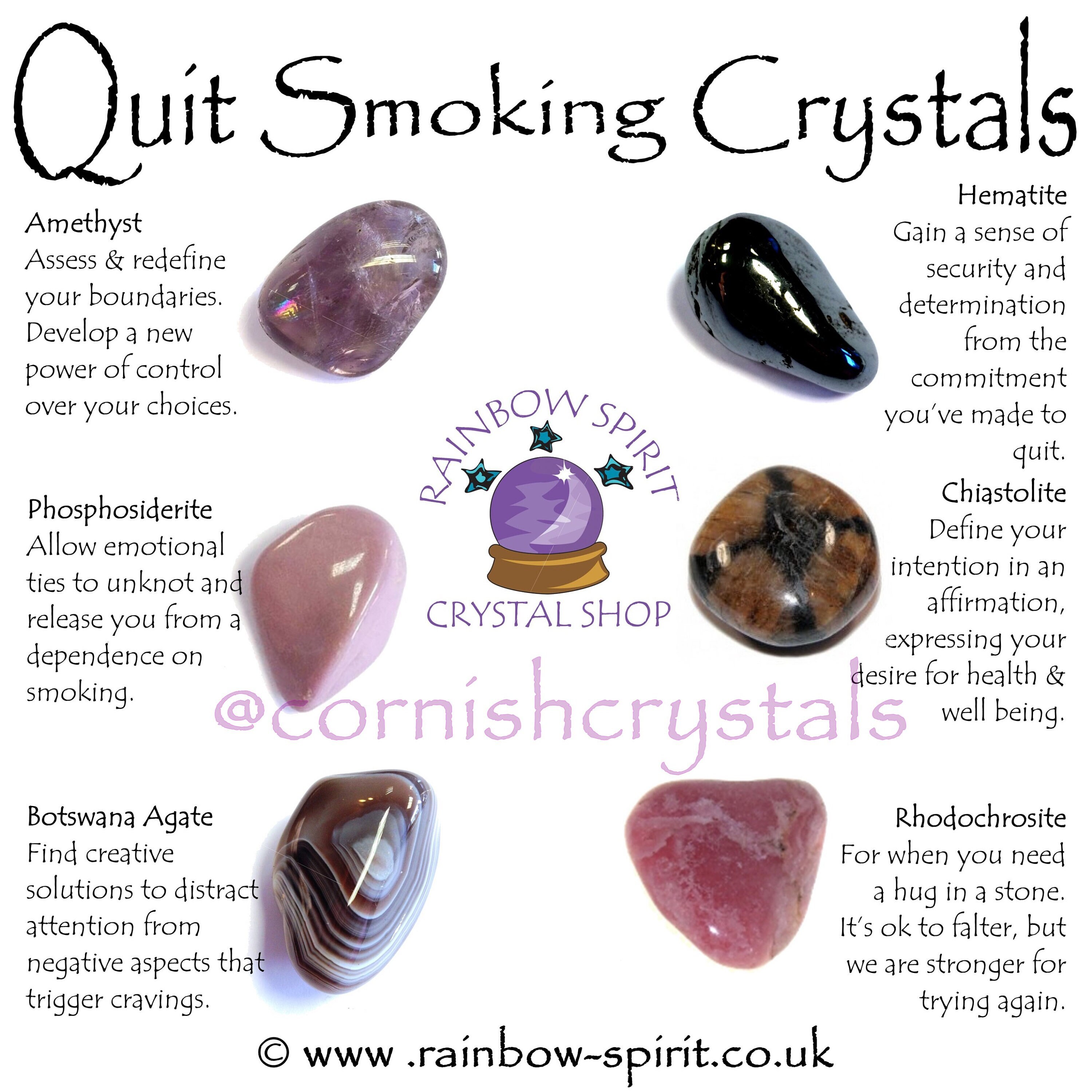 Quit Smoking Crystal Set | Etsy Hong Kong