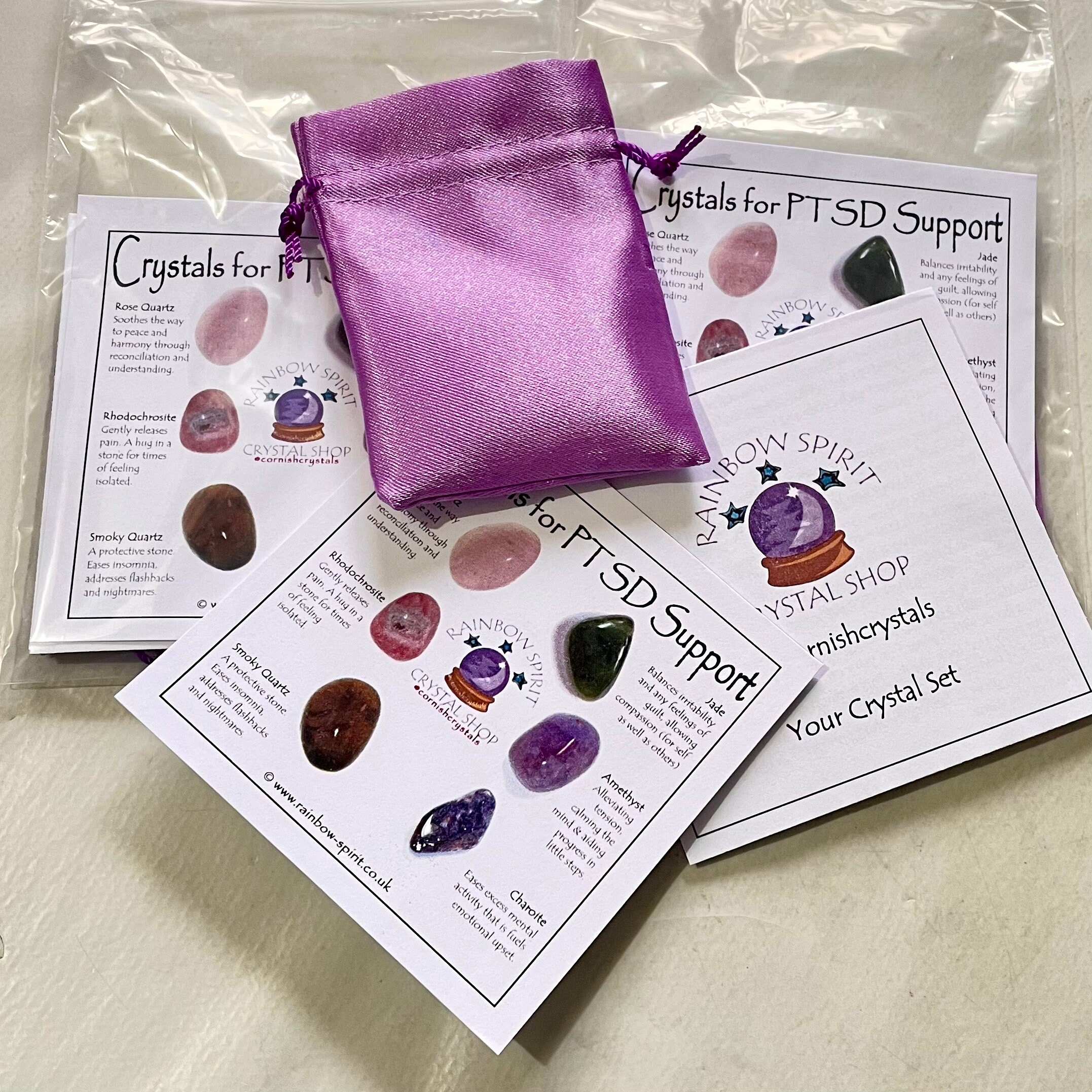 PTSD Support Crystal Set - Etsy