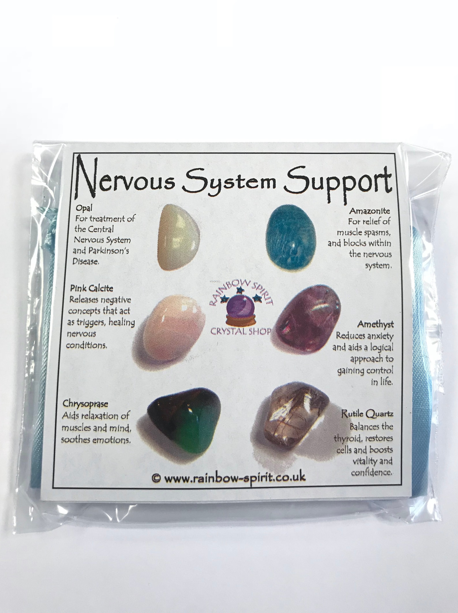 Nervous System Support Crystal Set Etsy