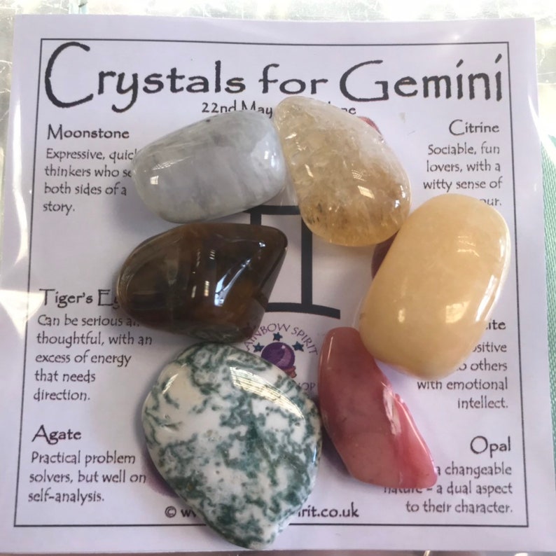 Gemini Birthstones Crystal Set image 7