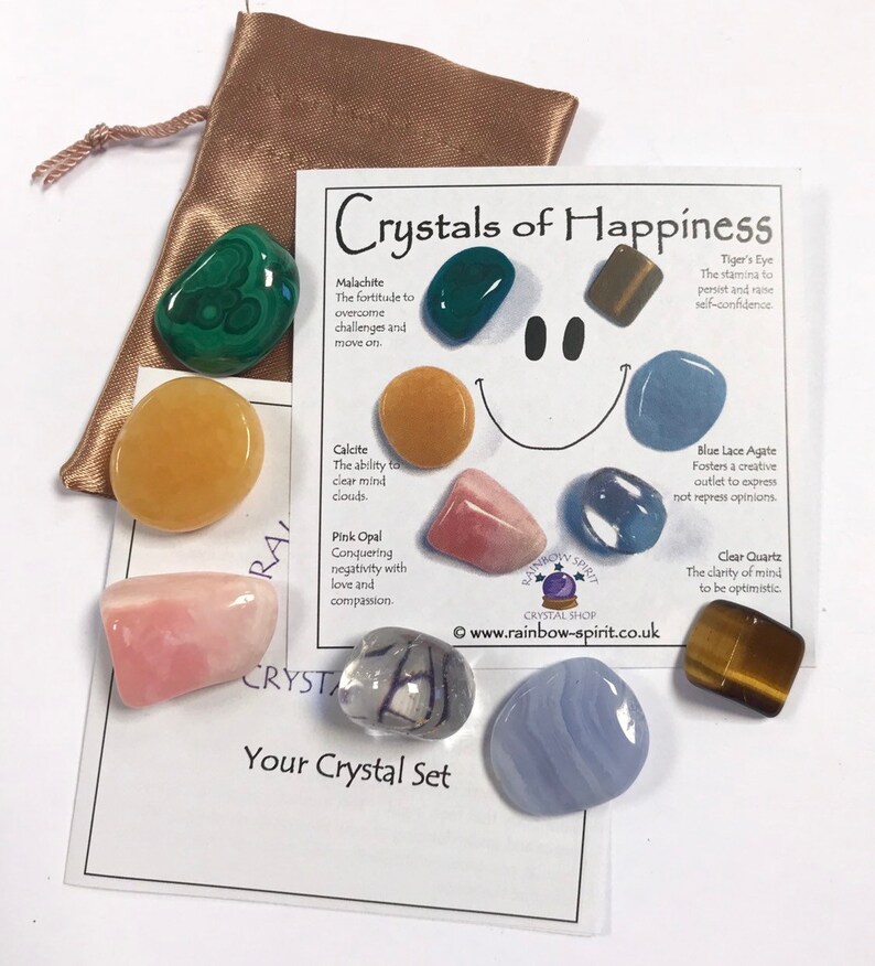 Crystals of Happiness Set Etsy UK