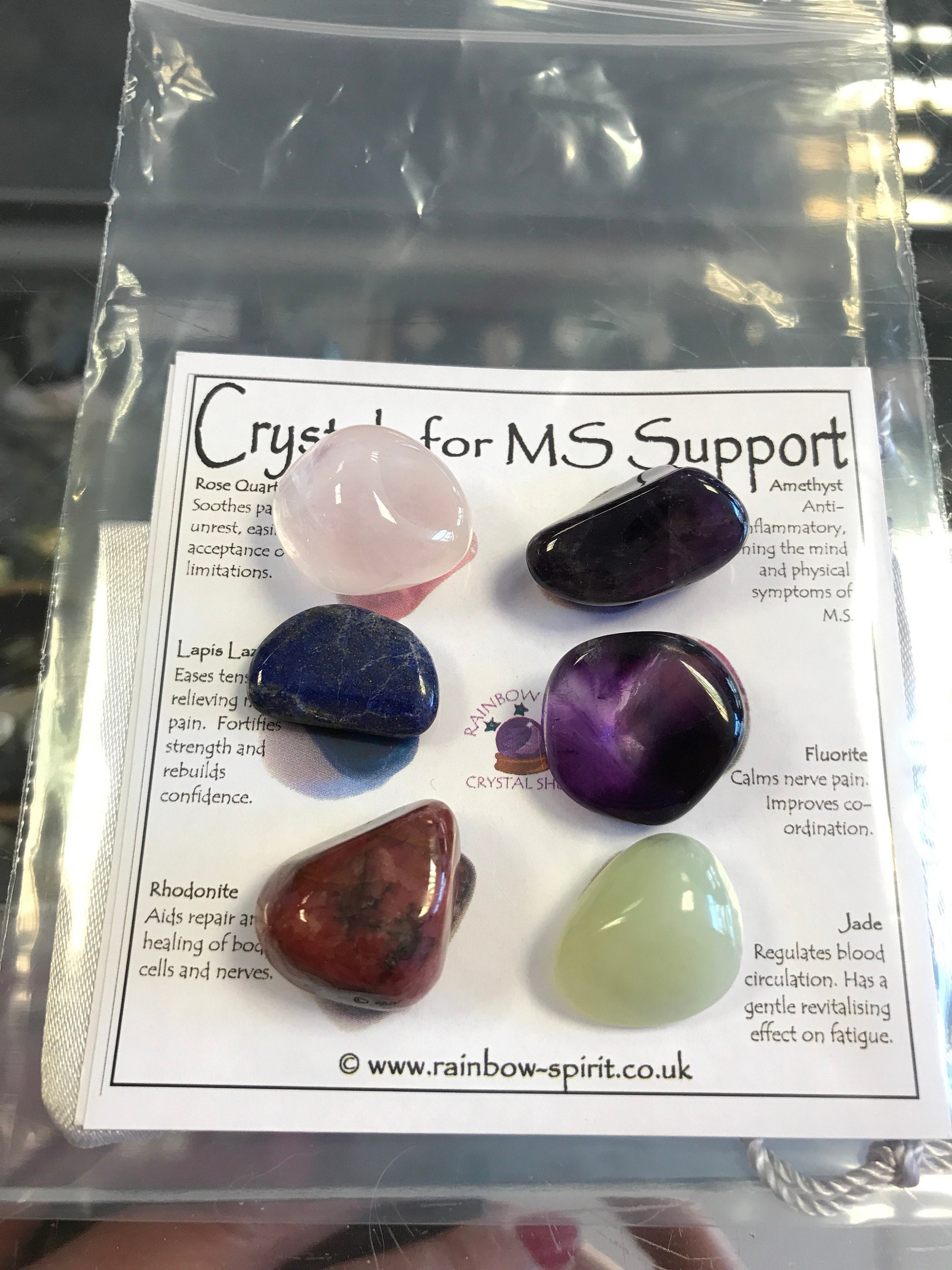 Multiple Sclerosis MS Crystal Support Set Etsy UK