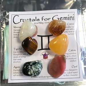 Gemini Birthstones Crystal Set image 4