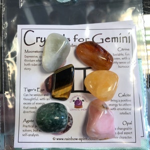 Gemini Birthstones Crystal Set image 3