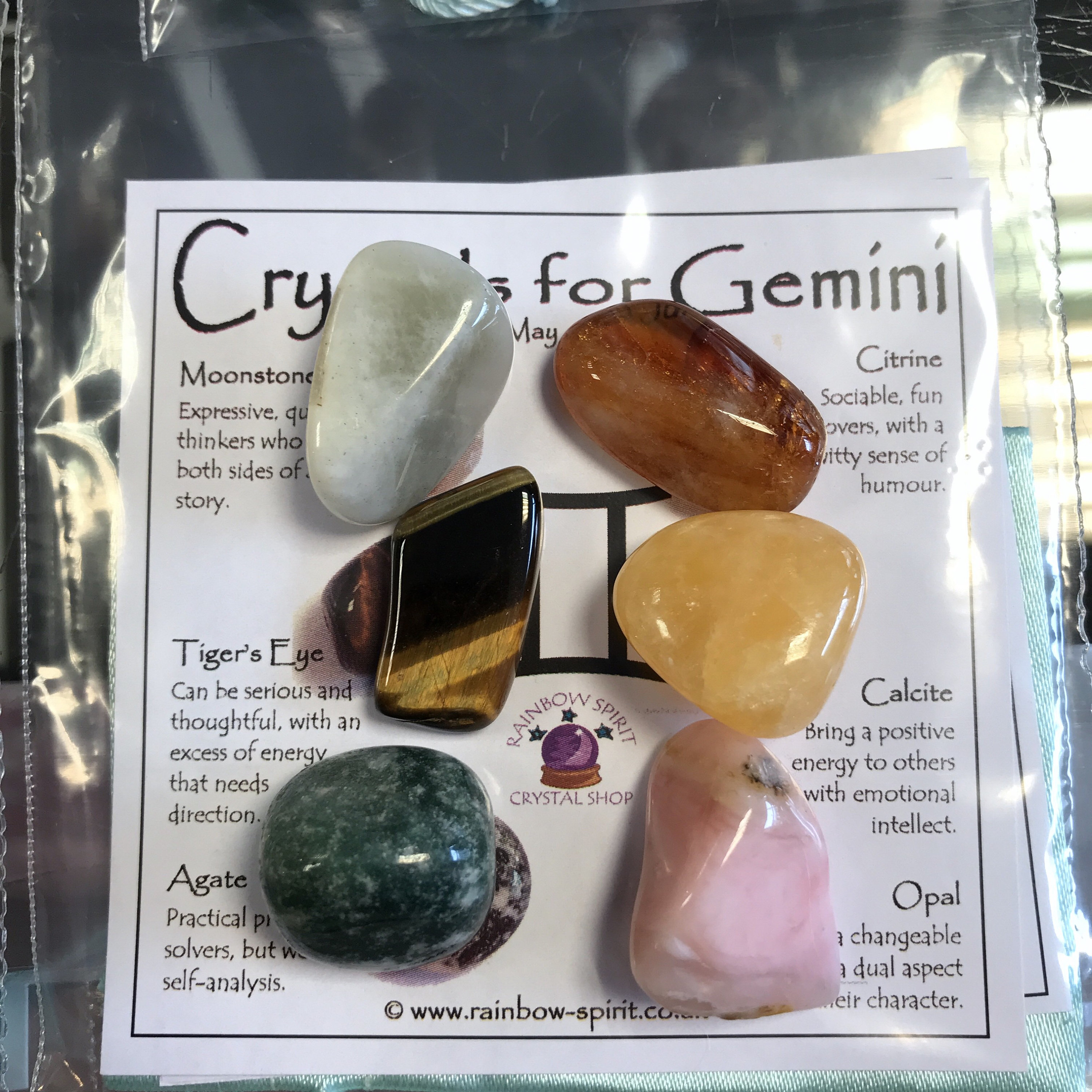 Gemini Birthstones Crystal Set Etsy Singapore