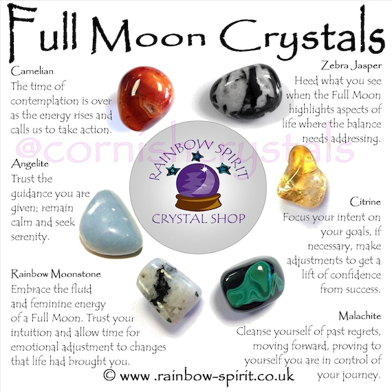 Full Moon Crystal Set - Etsy