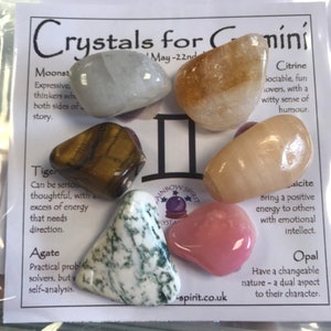 Gemini Birthstones Crystal Set image 6