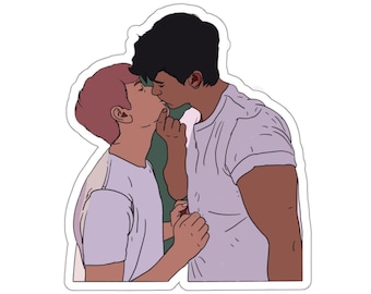Pink Collection: Come To Me (Gay Kiss-Cut Sticker)