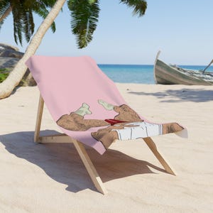 Pink Collection: Daddy Leg&#39;s Up Beach Towel - Vibrant, Fun Summer Accessory for Beach Days, Pool Parties, Picnics, Couples, Gifts