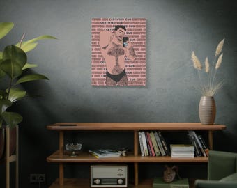 Certified Cub Canvas Art: LGBTQ+ Home Decor, Colorful Design
