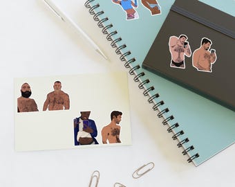 Gay Boys Sticker Collection: Water-Resistant Vinyl Decals