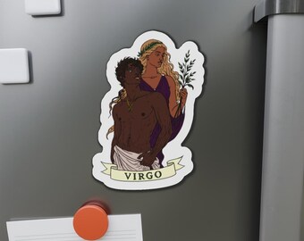 Zodiac Boys Collection: Virgo, The Maiden (Gay Die-Cut Magnets)