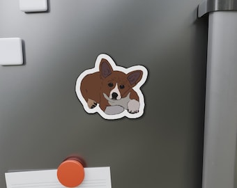 Corgi Collection: Puppy Eyes Corgi (Dog Die-Cut Magnets)