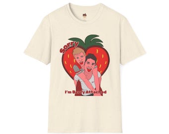 Strawberry Twinks Collection: Sorry, I'm Berry Attached  (Gay T-Shirt/ Gay Shirt)