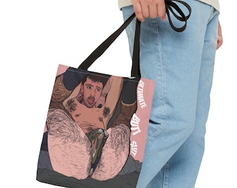 Bottom's Up Collection: Ultimate Butt Slut Tote Bag | Gay Themed Tote Bag