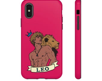 Zodiac Boy Collection Phone Case: Leo, The Lion Case (Gay Zodiac Themed Phone Case)