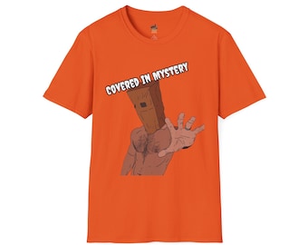 Halloween Freaks Collection: Covered in Mystery Shirt (Halloween Gay T-Shirt/ Gay Shirt)