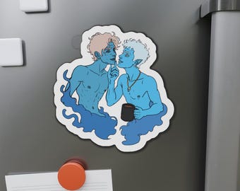 Ghosts Collection: Ethereal Boyfriends (Gay Die-Cut Magnets)