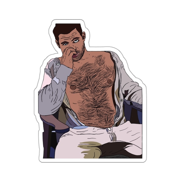 Daddy Collection: Side Eye Sass Daddy (Gay Kiss-Cut Stickers)