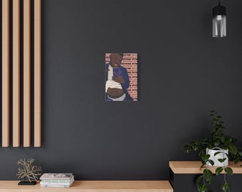 Otter Canvas Art: Fun LGBTQ+ Wall Decor, Bright Colorful Design