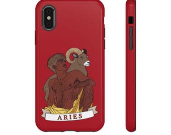 Zodiac Boy Collection Phone Case: Aries, The Ram (Gay Zodiac Themed Phone Case)