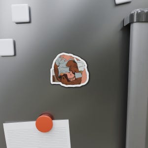 Pink Collection: Lover&#39;s Embrace (Gay Die-Cut Magnets)