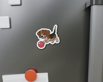 Beagle Kollektion: Ball Time(Die-Cut Magnete)