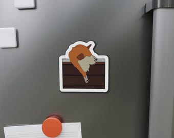 Corgi Collection: Struggling Escape Artist (Dog Die-Cut Magnets)